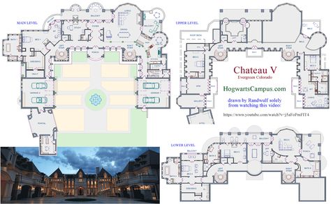 Castle House Floor Plans, French Castle Floor Plans, Famous Floor Plans, Castle Floor Plans French Chateau, French Chateau Plans, Old Money House Blueprint, Mini Castle Floor Plans, Fantasy Floor Plans, Modern Castle Floor Plans