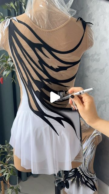 Anna Apanasevich |Rg leotards|Figure skating on Instagram Gymnastic Outfits, Skating Leotards, Leotards For Gymnastics, Figure Skating Outfits, Rg Leotard, Fashion Sketches Dresses, Gymnastics Outfits, Sketches Dresses, Skating Outfits