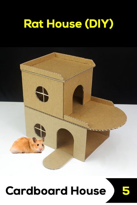 Kandang Hamster, Diy Hamster Toys, Hamster Diy Cage, Fancy Mouse, Rat House, Hamster Diy, Hamster Life, Pet Rodents, Hamster Habitat