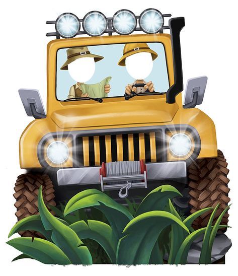 In The Wild Vbs, Jungle Room Decor, Jungle Theme Classroom, Safari Jeep, Jungle Thema, Jungle Theme Birthday, Mickey Safari, Jungle Room, Safari Birthday Party