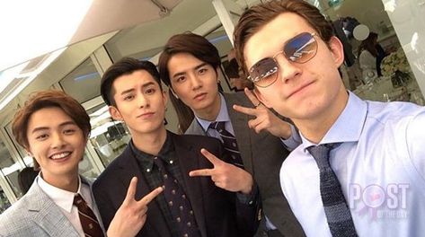 Caesar Wu, Meteor Garden Cast, F4 Meteor Garden, Darren Chen, Korean Drama Tv, Meteor Garden 2018, Tom Holland Spiderman, A Love So Beautiful, Meteor Garden