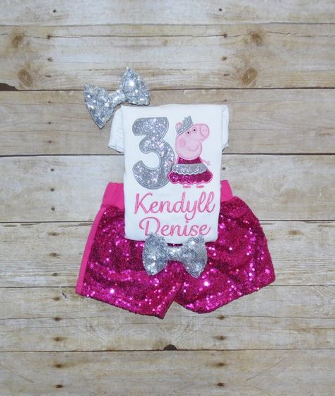 Pig Outfit, Peppa Pig Birthday Outfit, Peppa Pig Shirt, Peppa Birthday, Peppa Pig Outfit, Peppa Pig Dress, Peppa Pig Invitations, Peppa Pig Birthday Invitations, Pig Dress