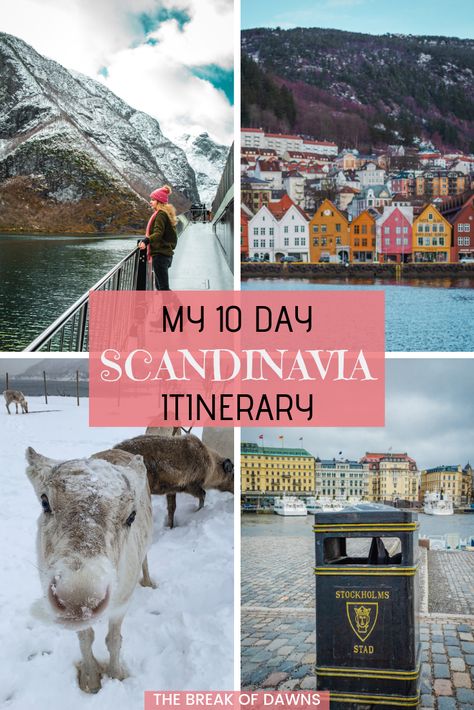 My 10 Day Scandinavia Itinerary - The Break of Dawns Nordic Countries Itinerary, Sweden And Norway Itinerary, Scandinavian Travel Itinerary, Scandinavian Trip Itinerary, Norway Sweden Finland Trip, Scandinavia Trip Itinerary, Scandinavia Travel Itinerary, Scandinavian Itinerary, Sweden Itinerary