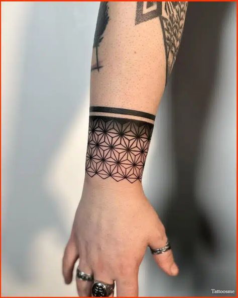 50 Intense Geometric Tattoos Designs And Ideas For Men And Women Geometric Arm Band Tattoo Design, Geometric Band Tattoo, Geometric Shape Tattoo, Geometric Tattoo Bird, Geometric Tattoo Meaning, Geometric Flower Tattoo, Small Geometric Tattoo, Wrist Tattoo Cover Up, Sun Tattoo Designs