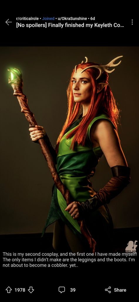 Vox Machina Keyleth Cosplay, Keyleth Cosplay, Druid Cosplay, Keyboard Smash, Expressive Faces, Cosplay Reference, Cosplay Photography, Festival Costume, Flying Carpet