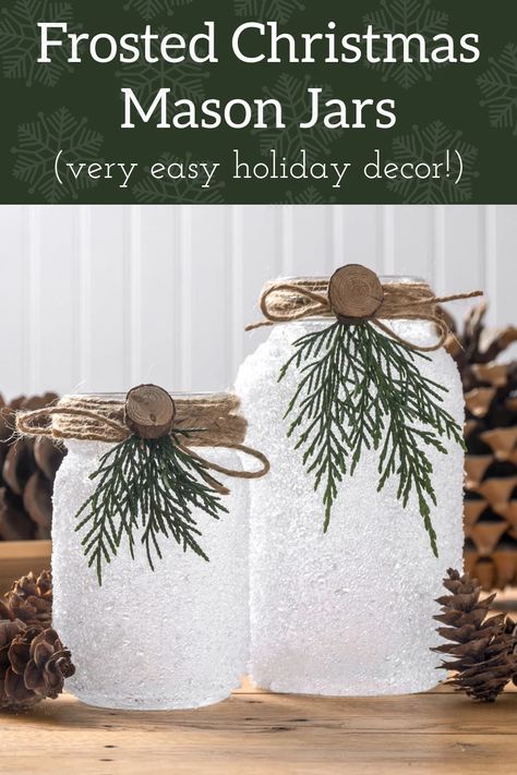 Epsom Salt Mason Jar Christmas, Mason Jar Decor Christmas, Epsom Salt Jars Gift Ideas, Snowy Mason Jar Luminaries, Epsom Salt Christmas Decor, Epsom Salt Mason Jar Crafts, Epsom Salt Candle Jar, Epsom Salt Mason Jars, Using Epsom Salts As Snow