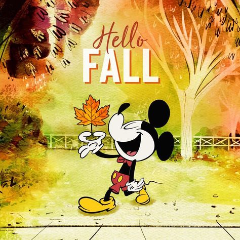 Its the #FirstDayOfFall! Can you beleaf it? Disney Fall, Thanksgiving Pumpkins, Disney Vacation Planner, First Day Of Fall, Thanksgiving Wallpaper, Disney Background, Iphone Wallpaper Fall, Disney Phone Wallpaper, Mickey Mouse Wallpaper