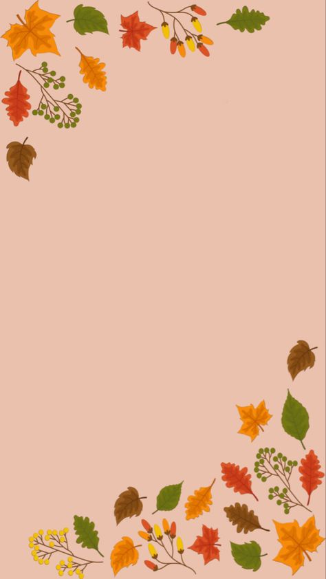 Fall Leaves Wallpaper, Work Wallpaper, Fall Lockscreen, Autumn Phone Wallpaper, Autumn Leaves Wallpaper, Fall Bows, Leaves Wallpaper, Wallpaper Border, Phone Wallpaper Images