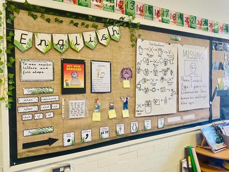 English Working Wall, Classroom Displays Ks2, Literacy Working Wall, Nursery Display Boards, English Classroom Displays, Primary School Displays, Primary Classroom Displays, Maths Classroom Displays, Maths Classroom