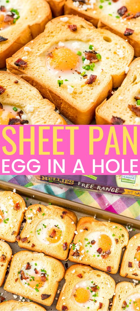 All Egg Recipes, Eggs In A Blanket, Bacon Breakfast Ideas Healthy, Healthy Breakfast For A Crowd Make Ahead, Simple Meal For A Crowd, Oven Baked Eggs Sheet Pan, Bologna Breakfast, Breakfast For A Crowd Make Ahead, Easy Breakfast Ideas For A Crowd