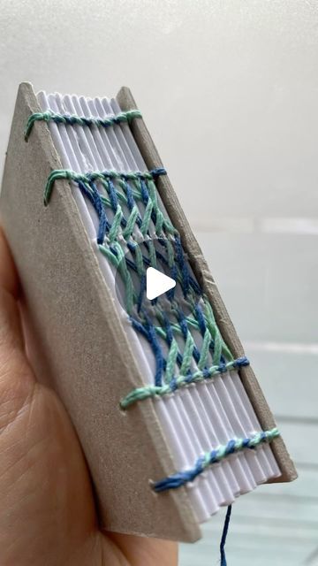 Little Forest on Instagram: "5 Minutes TUTORIAL  I made a small book for testing stitching pattern. I used this pattern for some of my books after test. Hope you love it as much as me.  .  .  #notebookbinding  #bookbinding  #handmade  #diy #bookbinder #handicraft #copticbinding #papercraft #sketchbook #handbound #crafts  #handboundbook  #bookbinding  #etsyvancouver #handmadepaper  #etsyshop #handinotepad #paper #accessories #business  #bindery  #watercolor #longstitchbinding  #craftmanship #copticstitchbinding #vancouverart  #handmadebookclub #handmadebook #handbinding" Copic Stitch Book Binding, Easy Book Binding Methods, Book Binding Stitches Tutorial, Book Binding Stitches, Artist Books Handmade, Bookbinding Stitches, Handbound Books, Binding Methods, Book Binding Methods