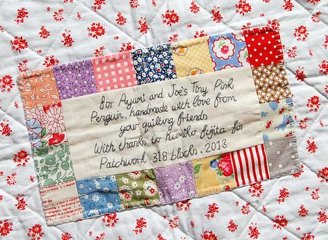 Quilting Labels, Quilt Tags, Quilt Quotes, Personalized Quilt Labels, Backing A Quilt, Alphabet Quilt, Quilt Backs, Quilting Quotes, Label Ideas