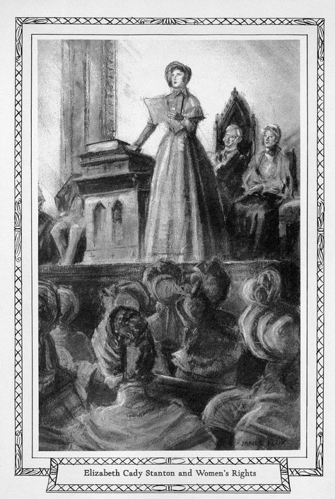 The Seneca Falls Convention was the first women’s rights convention in the United States. Held in July 1848 in Seneca Falls, New York, the meeting launched the Seneca Falls Convention, Society Problems, Seneca Falls, Elizabeth Cady Stanton, Suffrage Movement, Contemporary History, History Projects, Women’s Rights, Declaration Of Independence