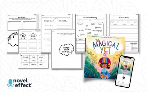 The Magical Yet Activities for K-3 - Novel Effect The Magical Yet Activities, Magical Yet Activities, The Magical Yet Book Activities, The Magical Yet, Shades Of Meaning, Sentence Writing, Board Ideas, Third Grade, Read Aloud