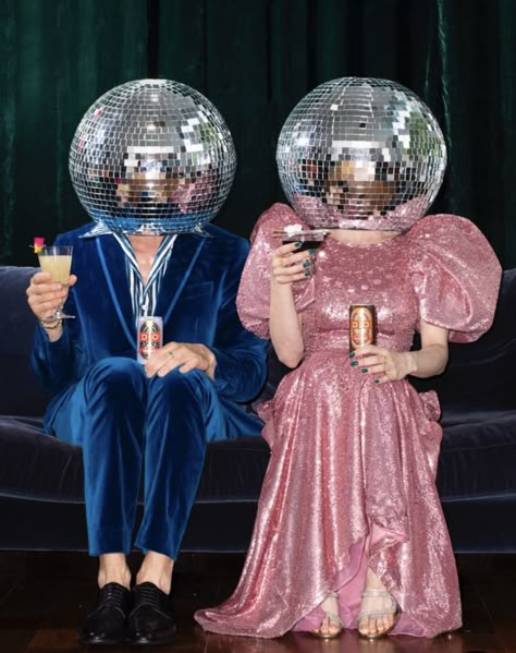 Canned Cocktails, Disco Aesthetic, Mirror Ball, Disco Balls, Studio 54, Disco Party, Laura Lee, Packaging Design Inspiration, Playlist Covers