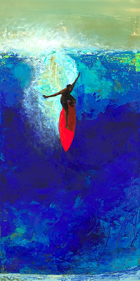 Hiki No 5  : Panting By Garret Kojema Hawaiian Surf Art Easy Surf Paintings, Surfers Painting, Surfing Artwork, Painting Of A Surfboard, Surfer Canvas Painting, Surf Art Painting, Acrylic Surf Painting, Pipeline Surf, Surf Drawing