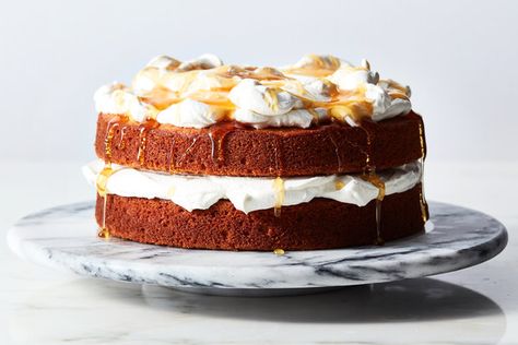 Milk and Honey Cake Recipe - NYT Cooking Best Baking Cookbooks, Tunnel Of Fudge Cake, Honey Cake Recipe, Baking Cookbooks, Yogurt Cake, Honey Cake, Nyt Cooking, Fudge Cake, Dessert Ingredients