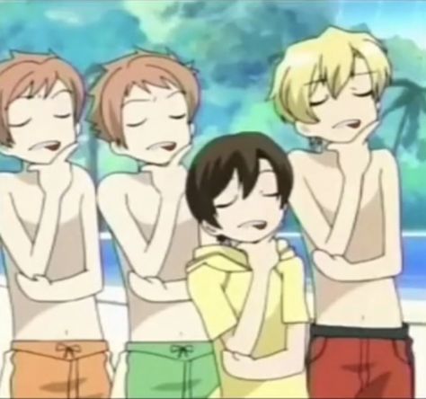 Host Club Characters, Fujioka Haruhi, Kaoru Hitachiin, Hikaru Hitachiin, Art Adventure Time, Ouran High School Host Club Funny, Ouran Highschool Host Club, Host Club Anime, Art Vampire