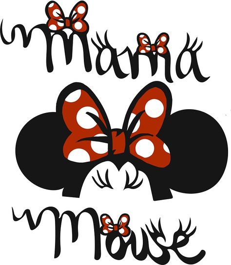 Mama Mouse Shirt Minnie Mouse Cricut Ideas, Disney Applique, Mickey First Birthday, Disney Cricut, Cricut Disney, Disney Vacation Shirts, Mouse Crafts, Mickey Mouse Art, Diy Disney Shirts