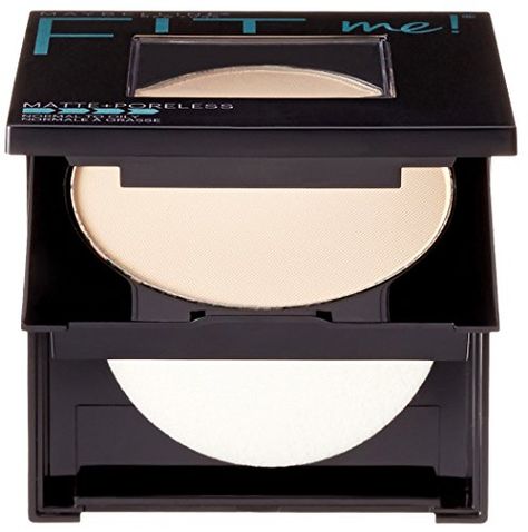 Maybelline New York Fit Me Matte Plus Poreless Powder, Translucent, 0.29 Ounce Face Powder Makeup, Powder Translucent, Fit Me Matte And Poreless, Makeup Setting Powder, Makeup And Beauty Blog, Translucent Powder, Perfume Lover, Maybelline New York, Powder Makeup