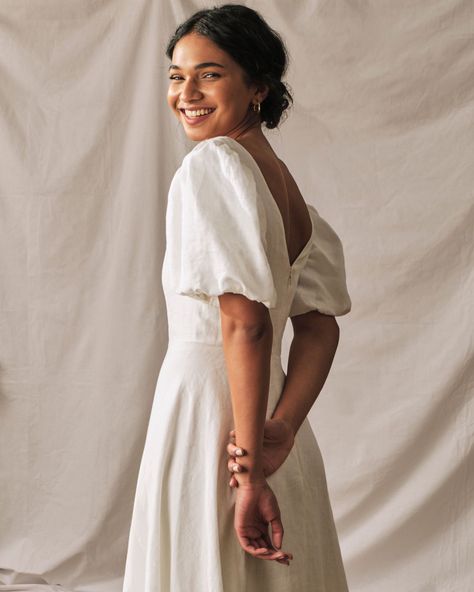 Sustainable Wedding Dress, Linen Wedding Dress, Unique Wedding Gowns, Vintage Inspired Wedding Dresses, Contemporary Bride, Sleeved Wedding, Simple Wedding Dress, Sustainable Wedding, Minimalist Dresses