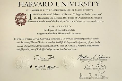 Harvard University Certificate, Harvard Diploma, Ib Diploma Aesthetic, Certificate Of Participation Template, Baby Dedication Certificate, Ielts Certificate, Drivers Licence, Certificate Of Completion Template, Certificate Of Achievement Template