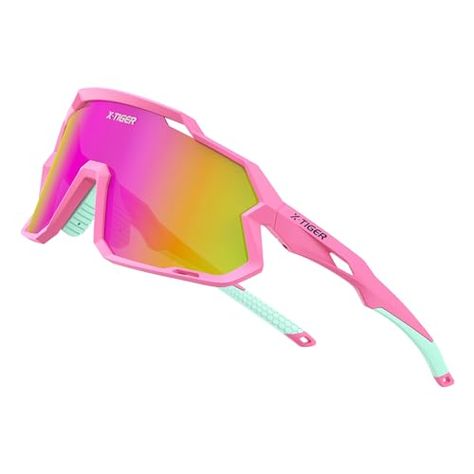 X-TIGER Kids Sunglasses Polarized Youth Baseball Sunglasses for 8-14 boys girls UV400 Sports Softball Cycling Glasses Softball Glasses, Sports Sunglasses With Uv Protection And Clear Color, Summer Sports Sunglasses With Gradient Lenses, Multicolor Tinted Shield Sunglasses For Sports, Softball Sunglasses, Softball Stuff, Multicolor Tinted Sports Sunglasses, Baseball Sunglasses, Tiger Kids