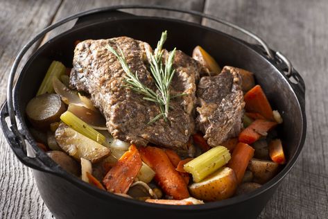 How to Slow Cook Beef Top Round Roasts | Livestrong.com Roast In Crock Pot, Top Round Roast, Dutch Oven Pot Roast, Roast Dinner Recipes, Ribeye Roast, Cooking Roast Beef, Beef Round, Cooking A Roast, Beef Pot Roast