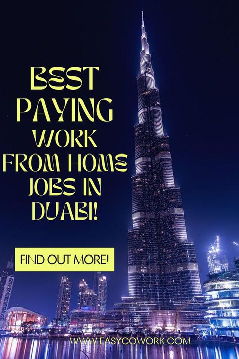 Work from Home Jobs in Dubai Jobs In Dubai, Dubai Work, Online Data Entry Jobs, Online Jobs For Students, Online Teaching Jobs, Typing Jobs From Home, Amazon Work From Home, Online Jobs For Teens, Online Jobs For Moms