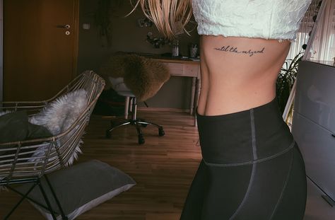 Until The End Tattoo, Until The Very End Tattoo, The End Tattoo, Tattoo Frau, End Tattoo, Until The Very End, Tattoo Quotes, Selfies, Piercings