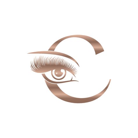 Eye Lash Logo Ideas, Beautician Logo Design, Logo Lashes, Lashes Fake Eyelashes, Eyelash Technician, Eyelash Logo, Complex Design, Lashes Logo, Beauty Lash