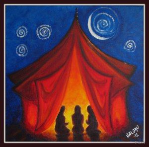 Red Tent Art by Valoru Wild Women Sisterhood, Sacred Woman, Moon Time, Red Tent, Women's Circle, Sacred Feminine, Moon Cycles, Feminine Power, Red Moon