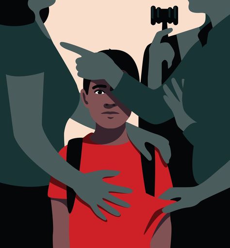 When Should a Child Be Taken from His Parents? | The New Yorker Theater Poster, Family Court, American Illustration, Conceptual Illustration, Discipline Kids, Communication Art, Christian Parenting, Penguin Random House, Random House