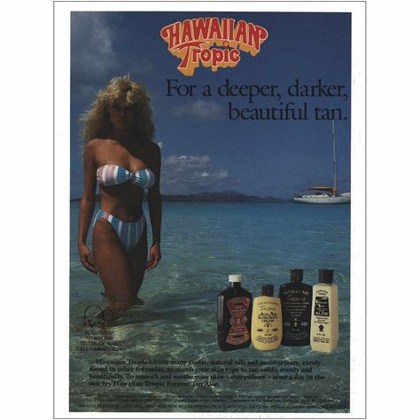 Tropic Thunder Poster, Hawaiian Tropic Perfume, Vintage Hawaiian Posters, Hawaiin Tropics Tanning Oil, Dark Tanning Lotion, Safe Tanning, Vintage Hawaii Postcard, Bahama Mama, Hawaiian Tropic