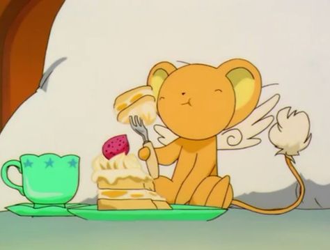 Uploaded by Kisarra. Find images and videos about anime, sakura and cardcaptor sakura on We Heart It - the app to get lost in what you love. Kero Chan, Mouse Eating, Scene Background, Sakura Card, Card Captor, Manga Artist, Manga Cute, Old Anime, 90s Anime