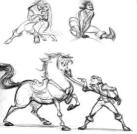 Flooby Nooby: The Art of Glen Keane Tangled Concept Art, Concept Art Landscape, Glen Keane, Some Drawings, Animation Sketches, Disney Concept Art, Disney Sketches, Character Sketches, Art Disney