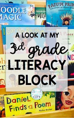 A look into a 3rd grade literacy block: reading and writing workshop routines { School and the City blog } 3rd Grade Reading Group Ideas, Reading Group Activities 3rd Grade, Shared Reading Third Grade, Reading Lessons 3rd Grade, Literacy Block Schedule 3rd Grade, Third Grade Science Of Reading, Reading Workshop 3rd Grade, Reading Stations 3rd Grade, 3rd Grade Reading Strategies