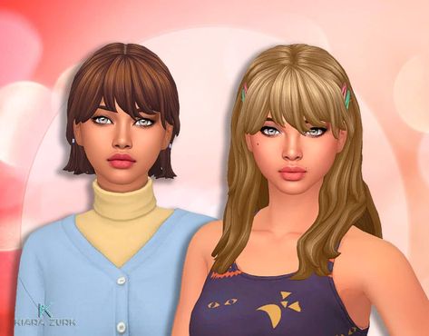 Sims 4 Bangs, Messy Bangs, Medieval Hairstyles, Sims 4 Studio, Hair Pack, Sims 4 Mods Clothes, Sweater Crop, My Stuff, Maxis Match