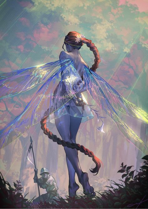 Fae People, Splash Art, 판타지 아트, Art And Illustration, Fairy Art, 영감을 주는 캐릭터, Fantasy Artwork, Creature Art, Fantasy Character Design