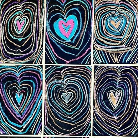 Lauralee Chambers🌀 on Instagram: "Concentric hearts!! We start “driving” around things young over here. 😂

Guess what grade? 

@kwikstixpaint thank you for wonderstix !!! Can’t be without. Love you guys💗

#hearts #love #kindnessmatters #bekind #spreadlove #concentrichearts #artheart #artday #artkids #artfun #artwork" Concentric Hearts, Without Love, Pre K Activities, Kindness Matters, Spread Love, Art Day, Art For Kids, Love You, Thank You