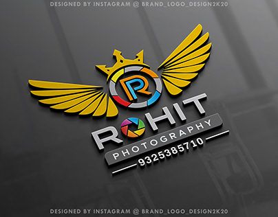 Instagram Profile Logo Design, Rohit Photography Logo, Rohit Edit Logo, Profile Edit Design, S Name Logo Design, Rohit Name Logo, Photo Logo Design Photography, Rohit Logo, Ajay Name Logo