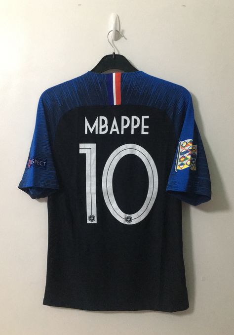 Mbappe France Jersey, Mbappe Jersey, Camisa Time, France Kit, Unrealistic Wishlist, France Jersey, France Home, Uefa Nations League, Aesthetic Drawings