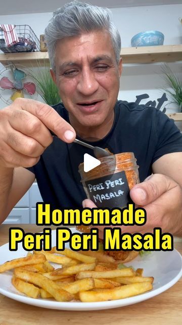 Peri Peri Fries Recipe, Peri Peri Masala Recipe, Peri Peri Fries, Peri Peri Masala, French Fries Recipe, Masala Spice, Piri Piri, Peri Peri, Pot Luck