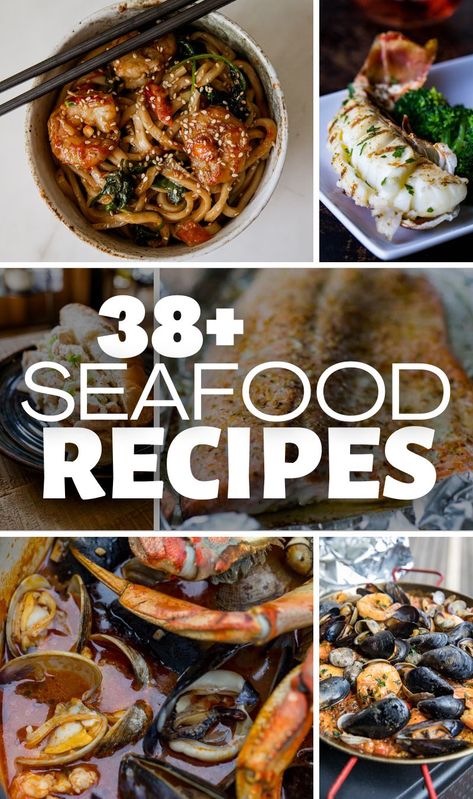 38+ Stunning Seafood Recipes Fancy Seafood Recipes, Seafood Extravaganza, Seafood Cuisine, Seafood Scallops, Dinner Seafood, Bbq Seafood, Seafood Dish Recipes, Sea Foods, Seafood Feast