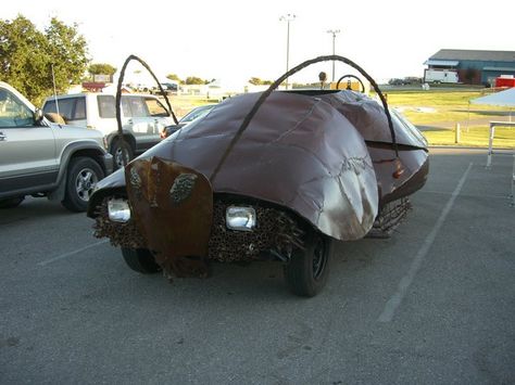 Bug car Funny Looking Cars, Monster Garage, Crazy Cars, Strange Cars, Bug Car, Weird Cars, Car Mods, Car Images, Hot Shots