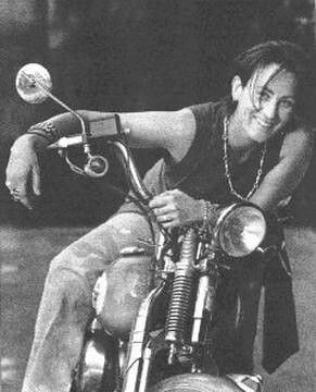 kd lang black and white on motorcycle | Rachael Adams | Flickr Kd Lang, Lgbt History, Oh My Goddess, Aptitude Test, I Love Music, Country Singers, In High School, Timeline Photos, Inspirational Women