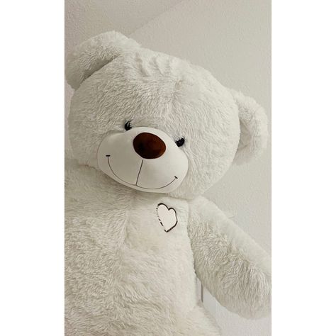 🤍 #teddybear #white #love #fashion #aesthetic White Teddy Bear Aesthetic, Teddy Bears Wallpaper, Cute Teddy Bear Pics, Rilakkuma Wallpaper, Teddy Bear Images, Teddy Bear Wallpaper, Purple Flowers Wallpaper, White Teddy Bear, Color Wallpaper Iphone