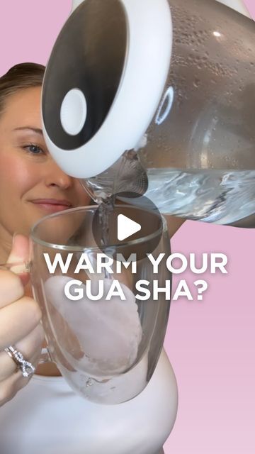 millie on Instagram: "We are so obsessed with cold, but what about warmth?

Want a full face gua sha tutorial and our custom rose quartz gua sha? Comment GLOW and do you like these gua sha hacks? Let us know with a 👏🏻

Warming a gua sha tool enhances its benefits for your face by increasing blood flow, relaxing muscles, and opening up pores.

The heat helps to stimulate circulation, which can improve the absorption of skincare products and enhance the tool’s ability to reduce puffiness and tension. Warm gua sha can also provide a soothing, spa-like experience, making your skincare routine even more luxurious and effective.

We simply fill a cup or bowl with warm to hot water, place gua sha in, let sit, temperature check gua sha on hand before applying to face! That’s it!

Want a full fac Gua Sha Tutorial, Relaxing Muscles, Face Gua Sha, Rose Quartz Gua Sha, Gua Sha Tools, Skin Care Face, Face Facial, 10k Views, Gua Sha