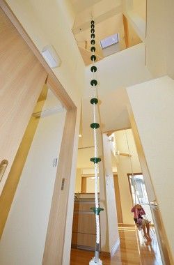 Loft Net, Modern Ninja, Indoor Staircase, Large Families Living, Rope Climbing, Fire Training, Tiny House Inspiration, Climbing Rope, Grill Design