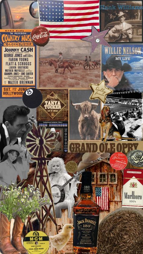 90s Country Wallpaper, American Culture Aesthetic, Southern America Aesthetic, Americana Wallpaper, Country Collage, America Core, Rey Core, Tanya Tucker, Americana Aesthetic